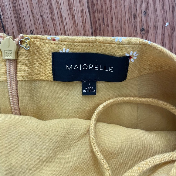 Majorelle Yellow Daisy Open Back Dress - Picture 6 of 8